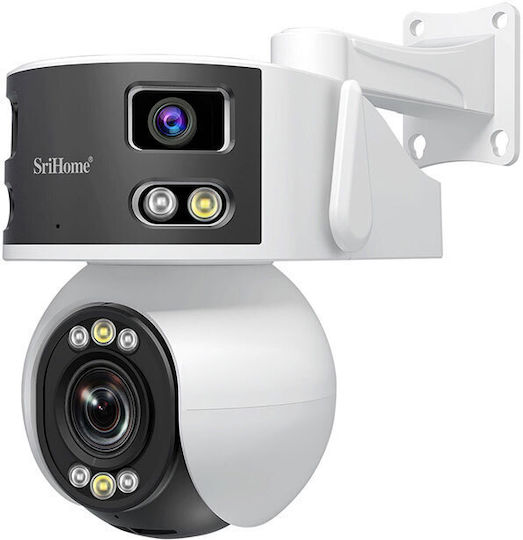 Sricam SH055 IP Dual Κάμερα Παρακολούθησης Wi-Fi 4K με Αμφίδρομη Επικοινωνία
