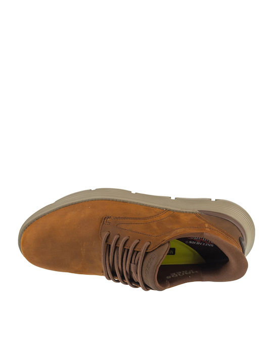 Garza Men's Synthetic Leather Casual Shoes Brown