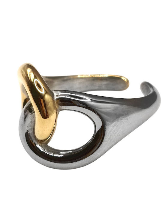 Damen Ring aus Stahl