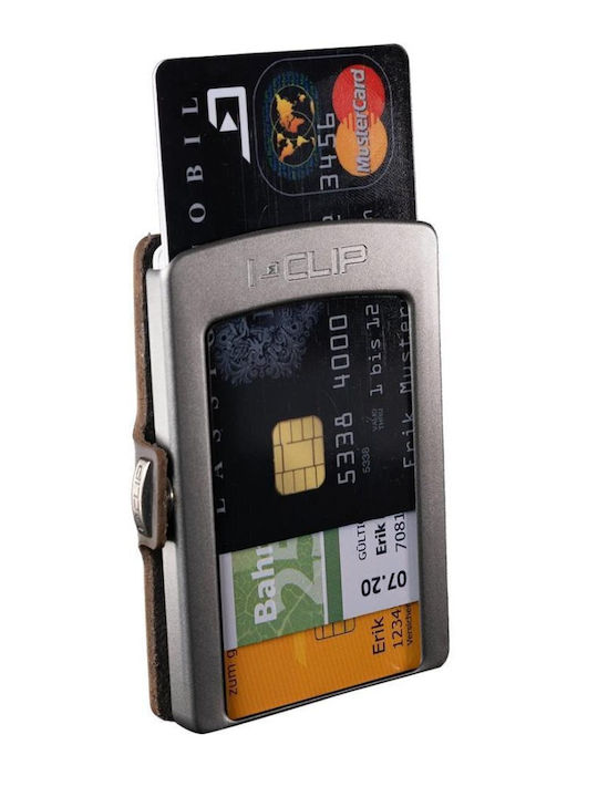 Set Portofel bărbătesc cu RFID Roșu