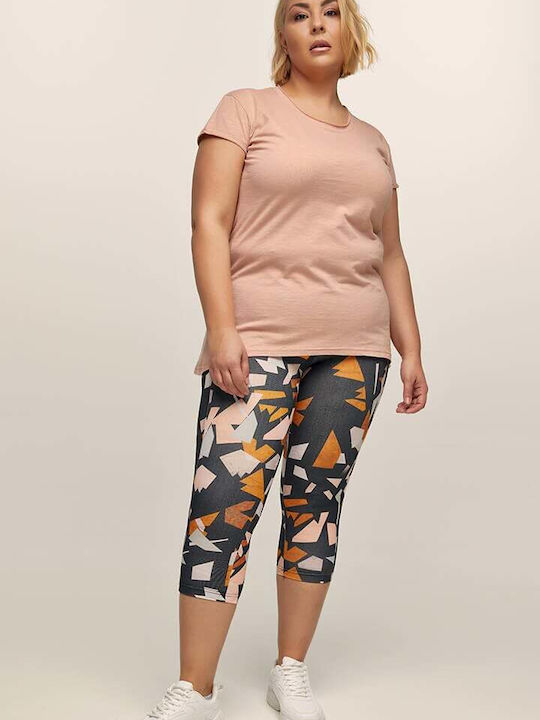Schulung Frauen Capri Leggings Mehrfarbig