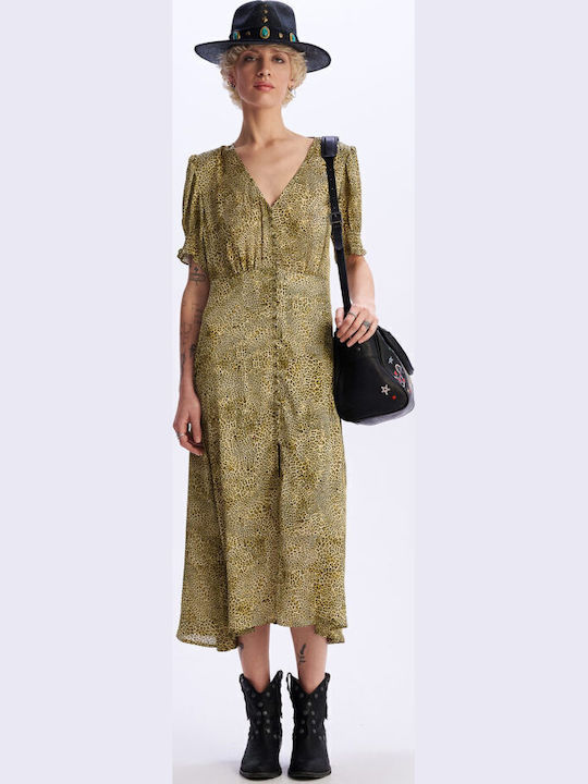 Summer Midi Shirt Dress Olive Grove Whisper