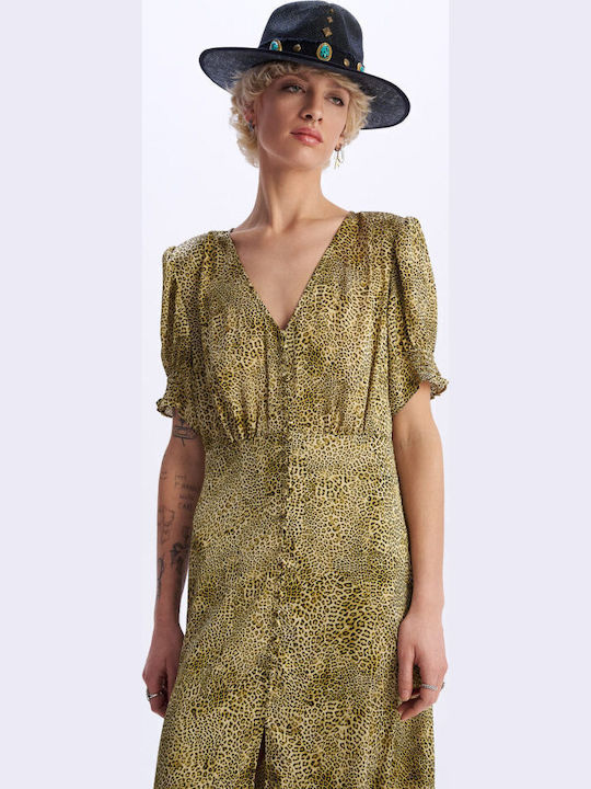 Summer Midi Shirt Dress Olive Grove Whisper