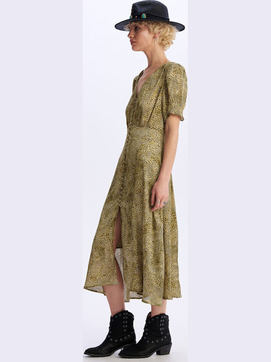 Summer Midi Shirt Dress Olive Grove Whisper