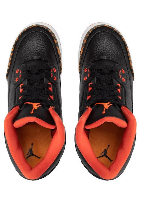 Air 3 Retro Încălțăminte sport Inalta pentru copii Alb / Portocaliu / Kumquat