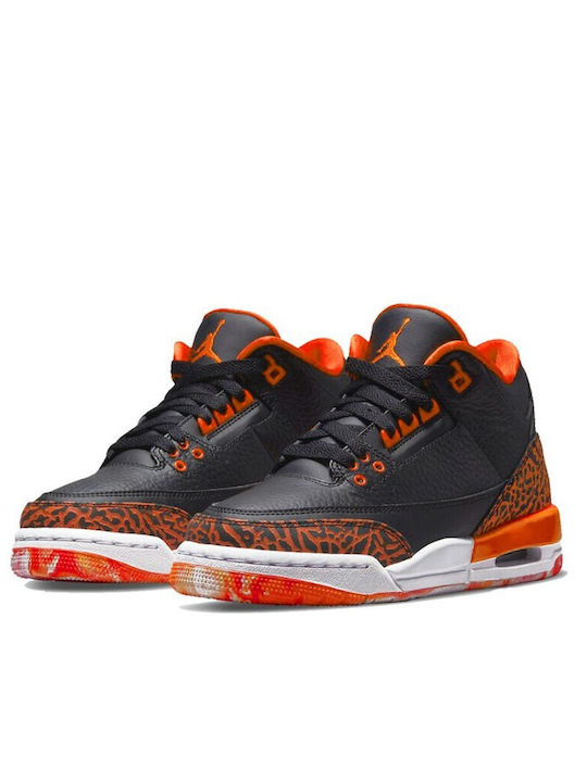 Air 3 Retro Încălțăminte sport Inalta pentru copii Alb / Portocaliu / Kumquat