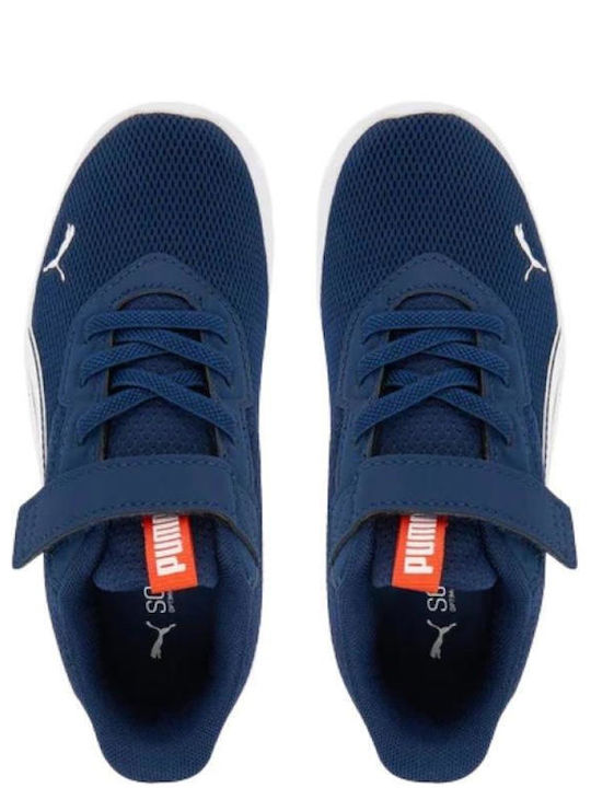 Ac+ Ps Kids Sneakers with Hoop & Loop Closure Blue