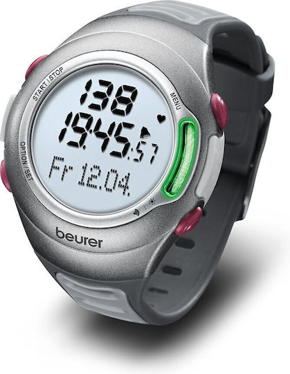 Beurer PM 70 Waterproof Smartwatch with Heart Rate Monitor (Gray)