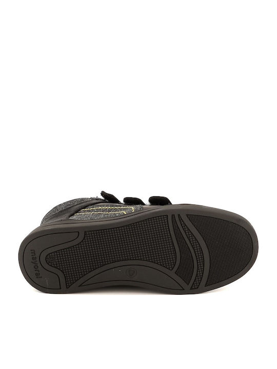 Kids Sneakers High with Scratch Black