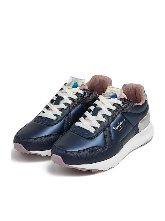 York Metallic Παιδικά Sneakers Navy Μπλε