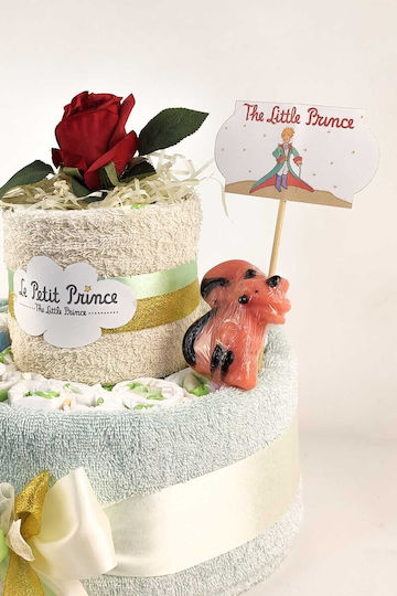 Dama Koupa Handmade Diaper Cake din Lemn