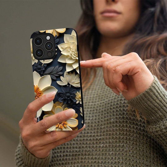Калъф Sonique 3d Flower Series Motorla Motorla Razr 50 Ultra Екрю