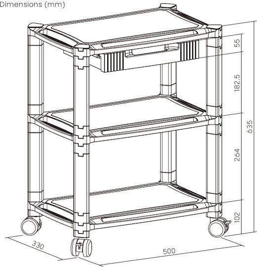 Stand with Casters for