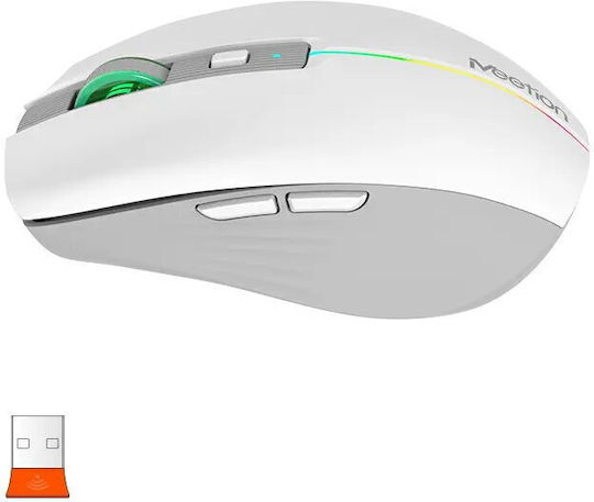 Meetion BTM002 Ασύρματο Bluetooth Ποντίκι Γκρι