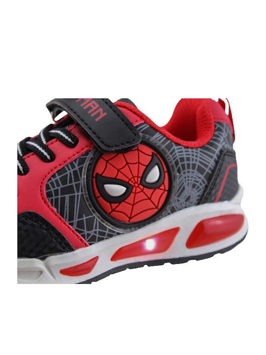 Παιδικά Sneakers με Σκρατς & Φωτάκια Μαύρα