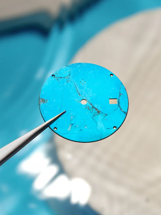 Venezianico Men's Watch Automatic with Turquoise Rubber Strap