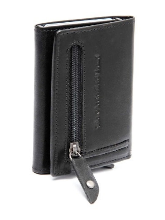 Brand Men's Wallet with RFID Black