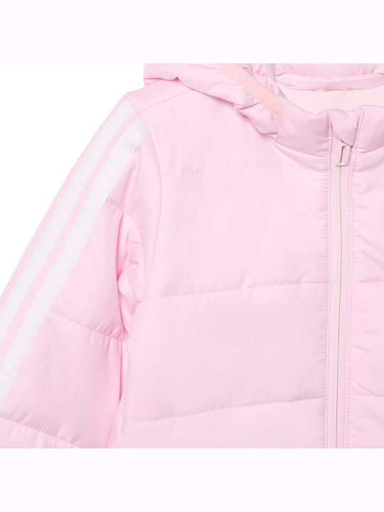 Kids' Sports Jacket with Hood Pink