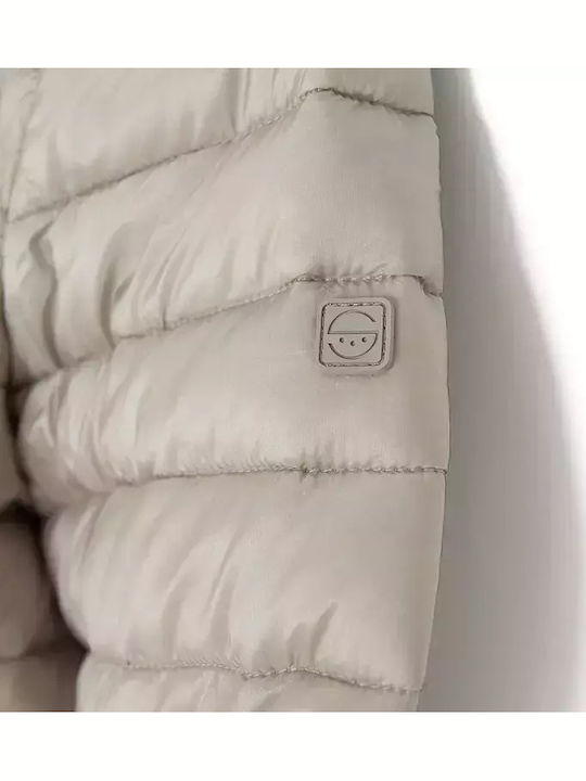 Kids' Casual Jacket with Hood Beige