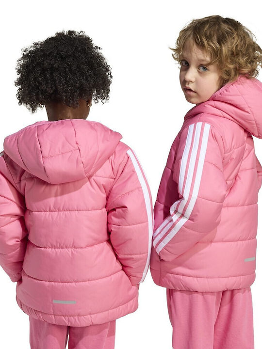 Kids' Sports Jacket with Hood Pink