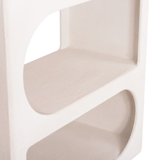 Bibliotecă Santorini Ecru Deschis 80x38x180 cm
