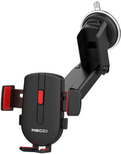 Recci Car Mobile Mount with Anti-Slip Surface Black
