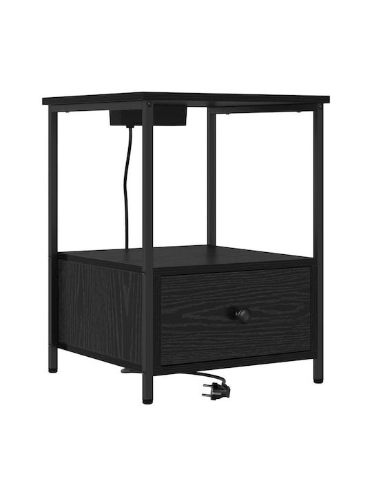 Nachttisch Black oak 42x41x56cm