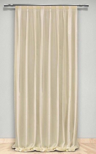 La Maison Blanche 702152601 Cu Coafură Ecru 145x290 Cm