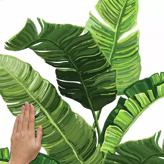 Dekorativer Aufkleber Wand Banana Leaf 12Stück RoomMates Decor