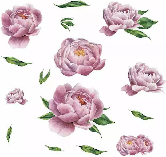 Dekorativer Aufkleber Wand Large Peony 1Stück RoomMates Decor