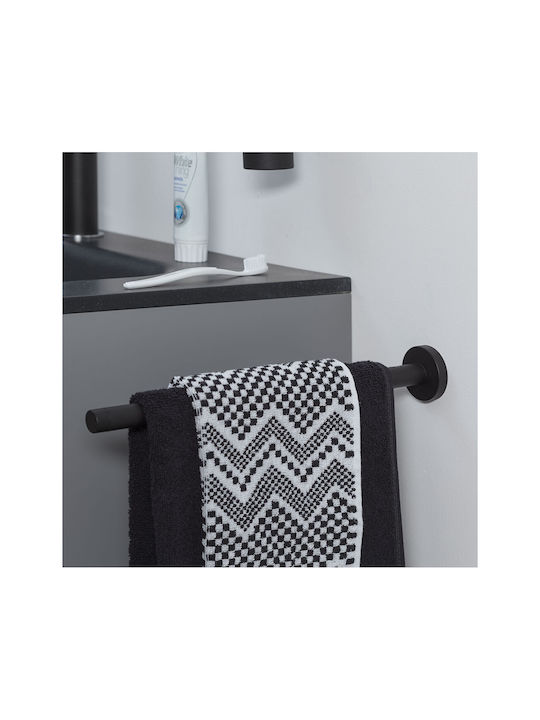 TIGER Double Wall-Mounted Bathroom Rail Inox Black