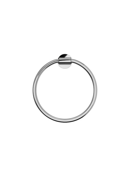 TIGER Ring Badezimmer Einzeln Schrauben Inox Silber