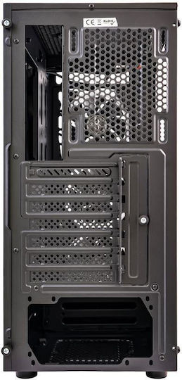 Segotep Prime XL V2 Gaming Middle Tower Carcasă Calculator cu Fereastră Laterală și Iluminare RGB Negru