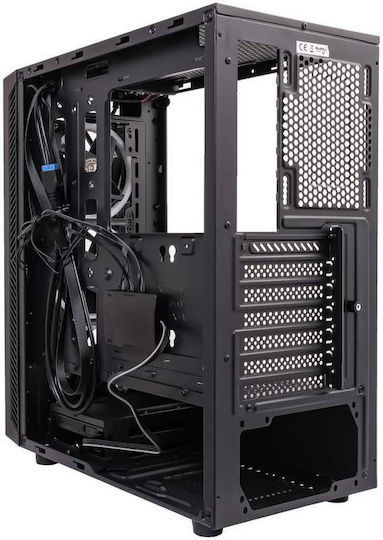 Segotep Prime XL V2 Gaming Middle Tower Carcasă Calculator cu Fereastră Laterală și Iluminare RGB Negru