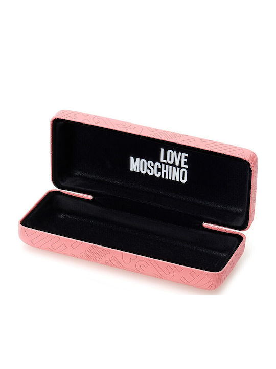 Moschino Women's Sunglasses with Gray Plastic Frame and Black Gradient Lens MOL094/S P6Q/9O