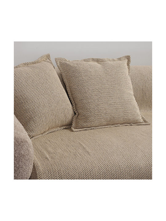 Nef-Nef Homeware Μαξιλάρι Καναπέ Brooklyn 25 Ecru 50x50εκ.