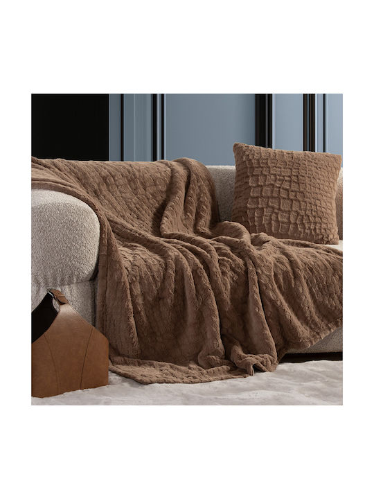 Nef-Nef Homeware Sofa Cushion Home Velvet Mocca 45x45cm