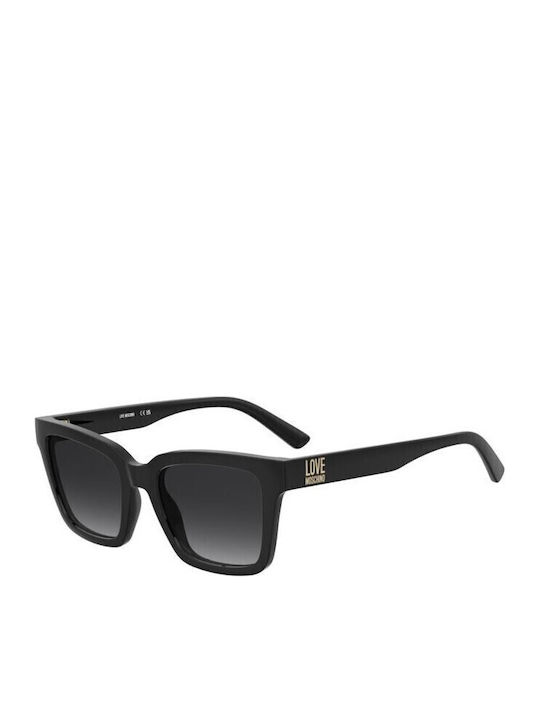 Moschino Women's Sunglasses with Black Plastic Frame and Black Gradient Lens MOL091/S 807/9O