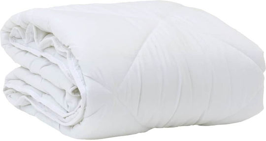 vidaXL Σετ Κουβέρτα Μονή 155x200εκ. Λευκό 3376427