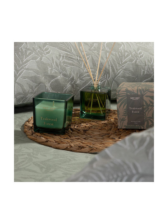 Ароматна Свещ Teakwood Forest 25 200гр Nef-nef Home Wear Зелена