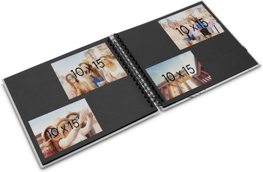 HAMA Fine Art Photo Album For 100 Orange Photos 28x24cm