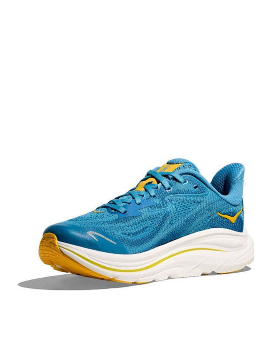 Clifton 10 Kids Sports Shoes Running with Laces Blue