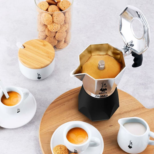Bialetti Brikka Stovetop Espresso Pot 4 Cups Silver