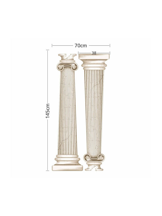 Autocolant De Perete Coloane Sculptate 145x70cm