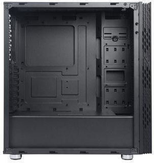 Segotep Fenix NF Gaming Midi-Turm Computergehäuse mit Seitenfenster Schwarz