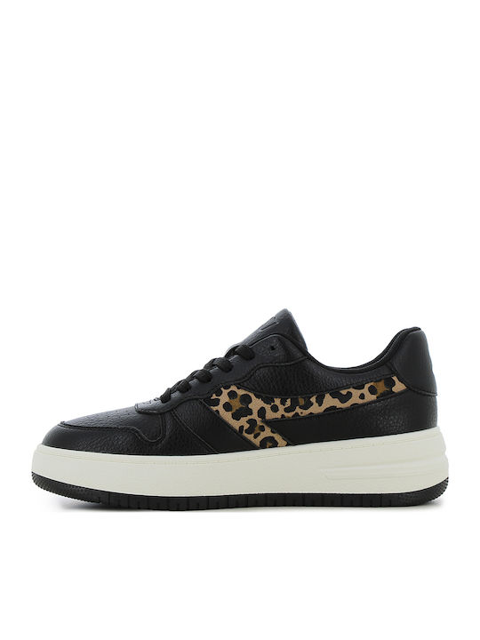 Anatomical Sneakers Black Leopard