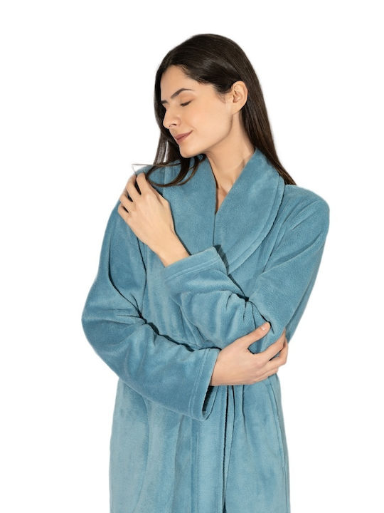 Harmony Winter Damen Robe Petrol