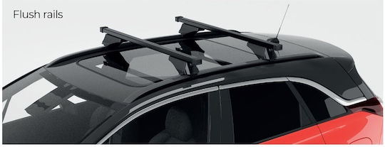 Menabo 120cm. pentru Renault Koleos 2017+ (Set cu picioare) Negre