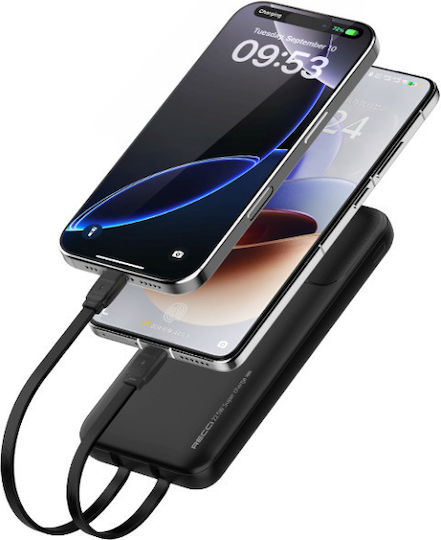 Recci RPB-P68 Power Bank 20000mAh 22.5W Black