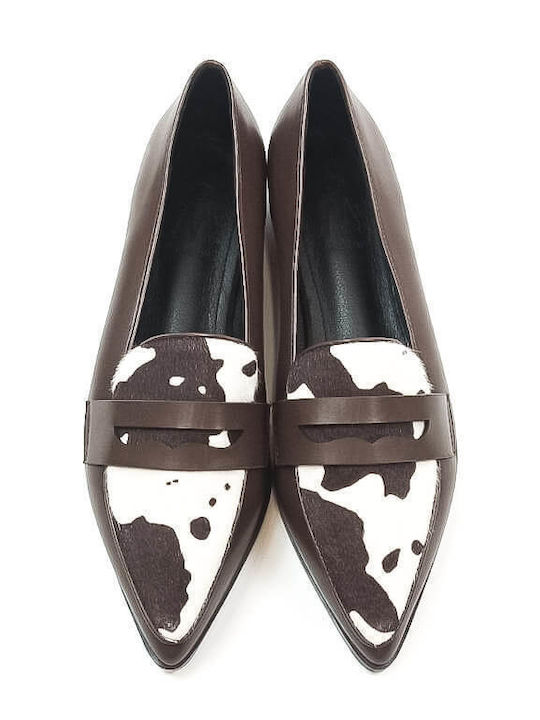 Damen Loafers in Braun Farbe